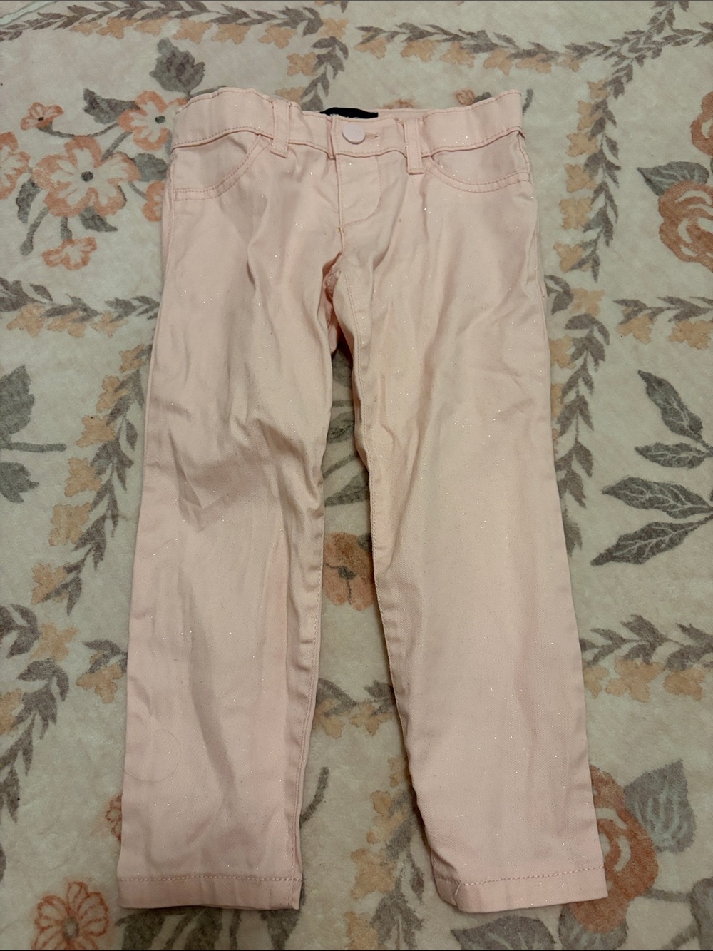 Place Girls Pale Pink Sparkle Pants